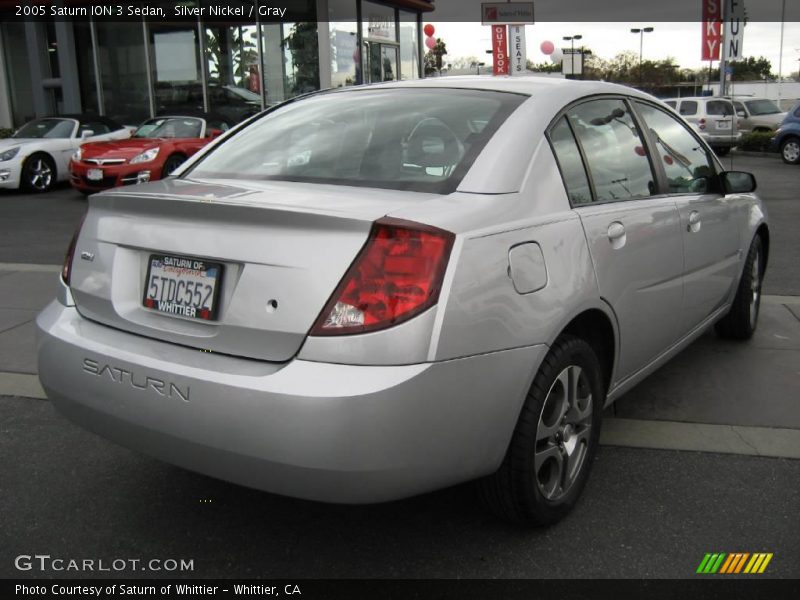 Silver Nickel / Gray 2005 Saturn ION 3 Sedan