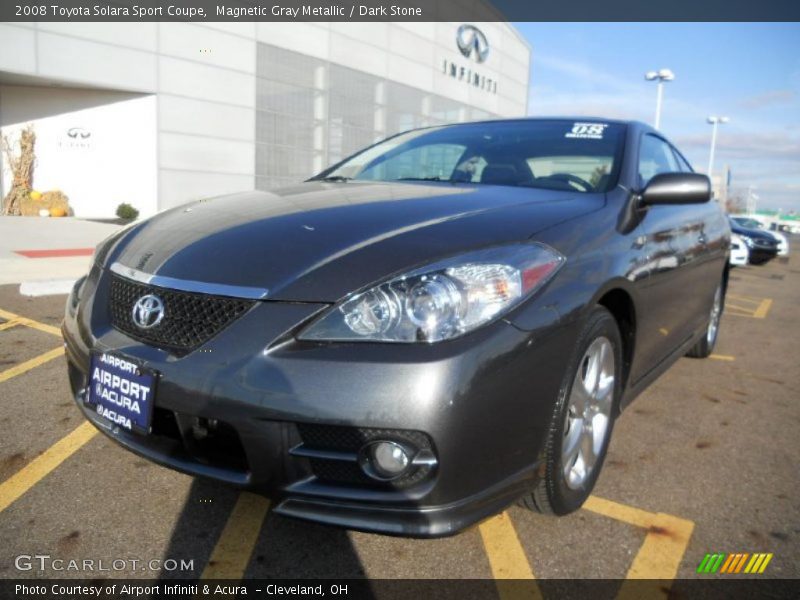 Magnetic Gray Metallic / Dark Stone 2008 Toyota Solara Sport Coupe