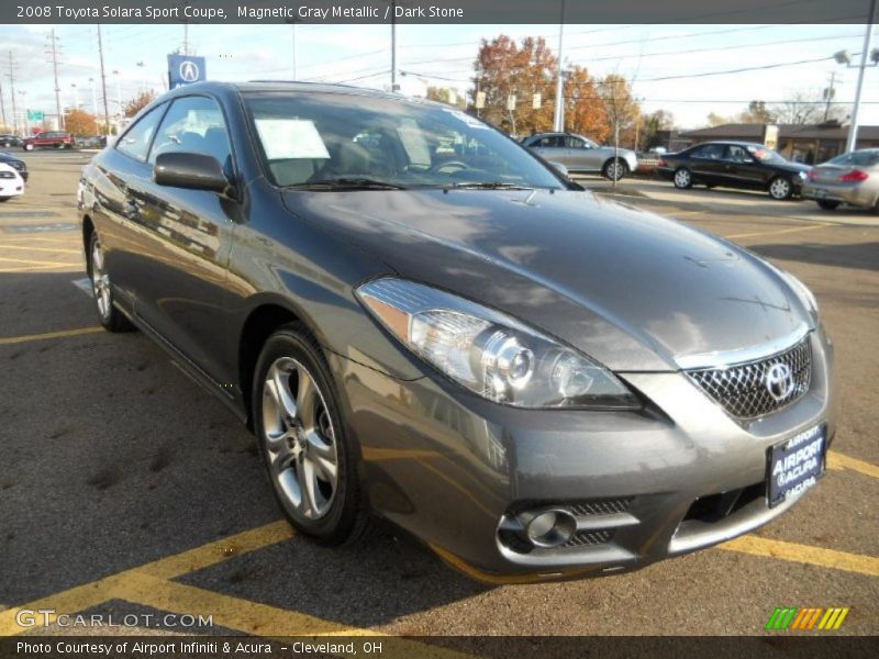 Magnetic Gray Metallic / Dark Stone 2008 Toyota Solara Sport Coupe