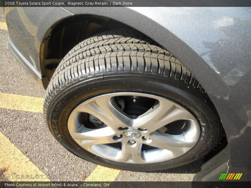 Magnetic Gray Metallic / Dark Stone 2008 Toyota Solara Sport Coupe
