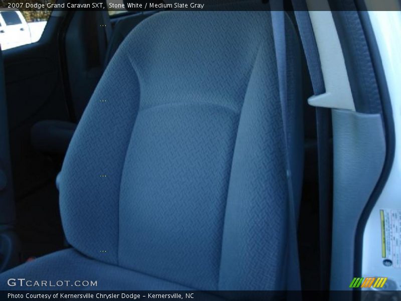 Stone White / Medium Slate Gray 2007 Dodge Grand Caravan SXT