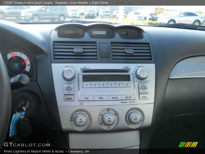 Controls of 2008 Solara Sport Coupe