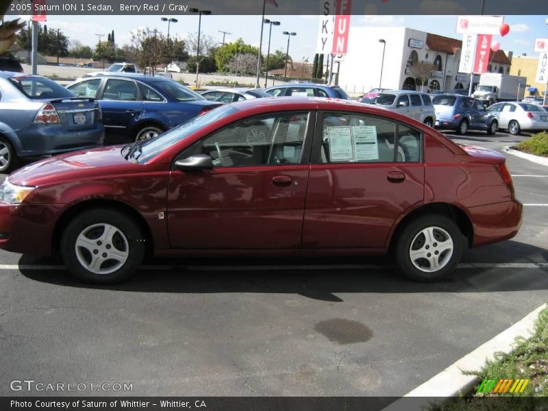 Berry Red / Gray 2005 Saturn ION 1 Sedan