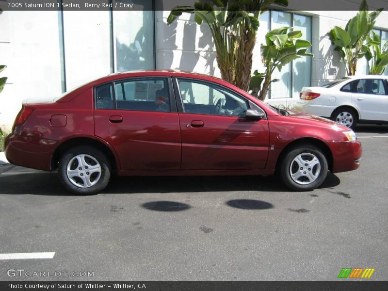 Berry Red / Gray 2005 Saturn ION 1 Sedan