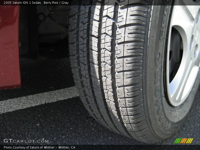 Berry Red / Gray 2005 Saturn ION 1 Sedan