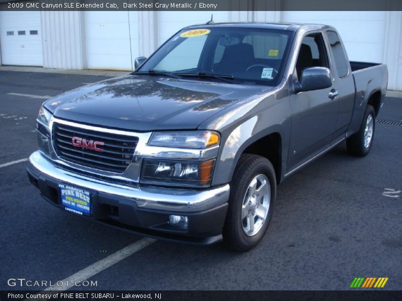 Dark Steel Gray Metallic / Ebony 2009 GMC Canyon SLE Extended Cab