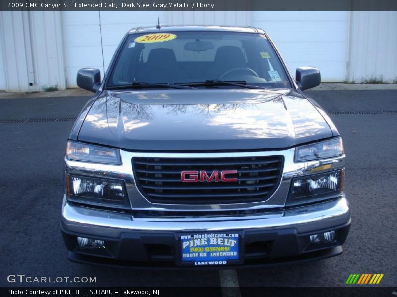 Dark Steel Gray Metallic / Ebony 2009 GMC Canyon SLE Extended Cab