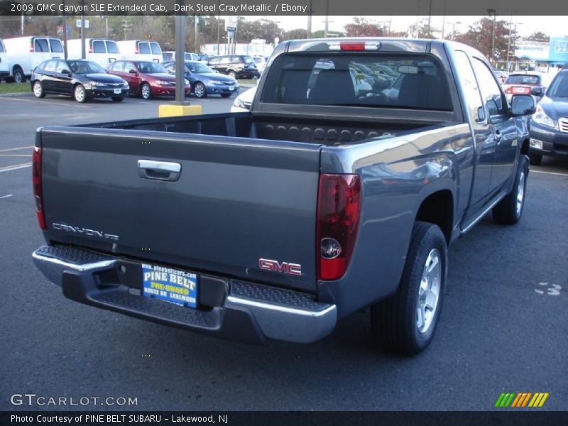 Dark Steel Gray Metallic / Ebony 2009 GMC Canyon SLE Extended Cab