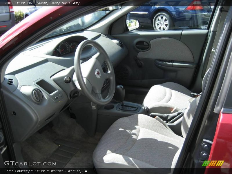 Berry Red / Gray 2005 Saturn ION 1 Sedan