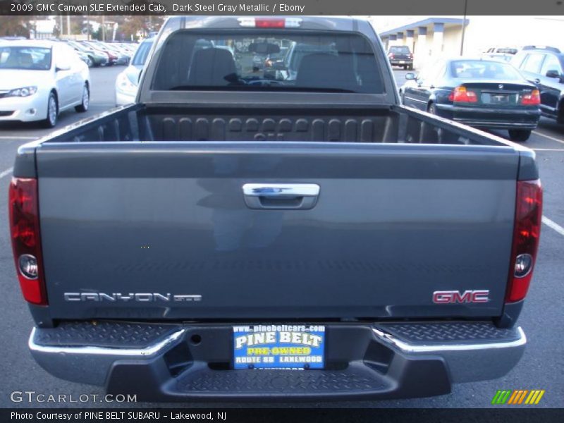 Dark Steel Gray Metallic / Ebony 2009 GMC Canyon SLE Extended Cab