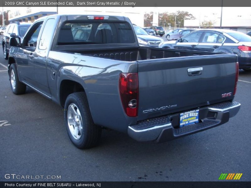 Dark Steel Gray Metallic / Ebony 2009 GMC Canyon SLE Extended Cab