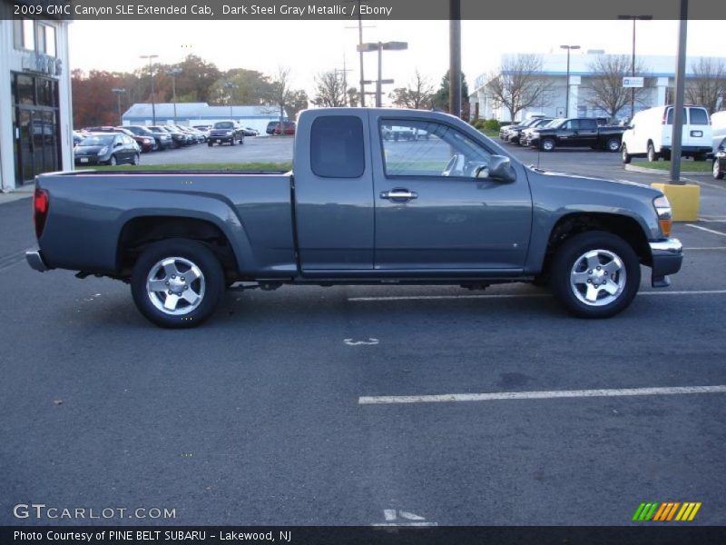 Dark Steel Gray Metallic / Ebony 2009 GMC Canyon SLE Extended Cab