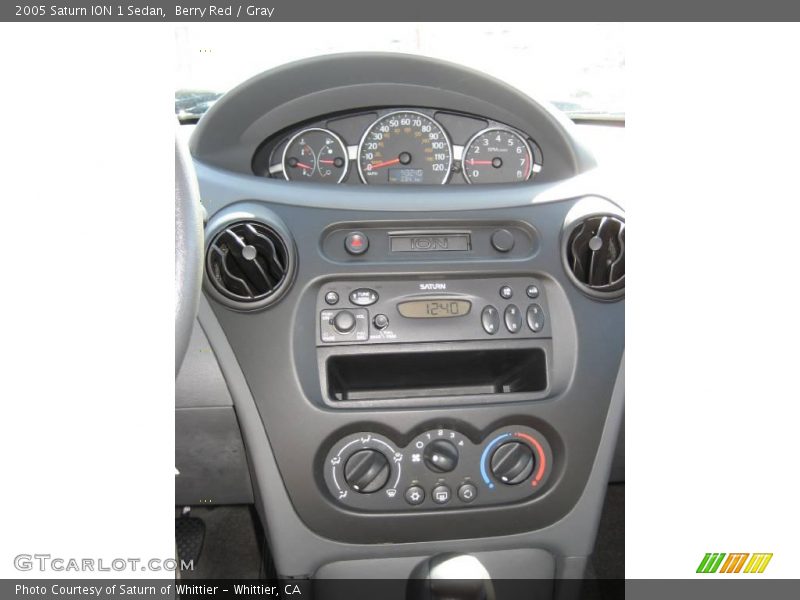 Berry Red / Gray 2005 Saturn ION 1 Sedan