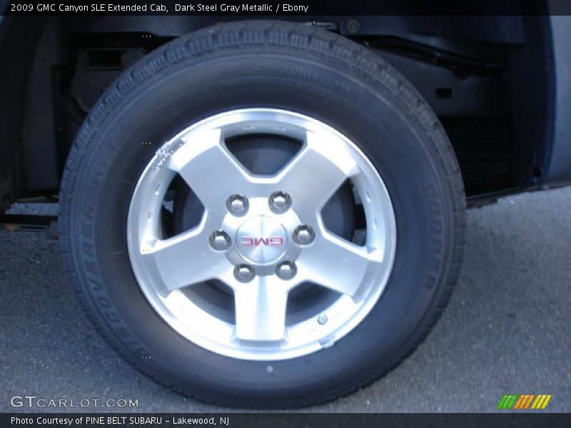 Dark Steel Gray Metallic / Ebony 2009 GMC Canyon SLE Extended Cab