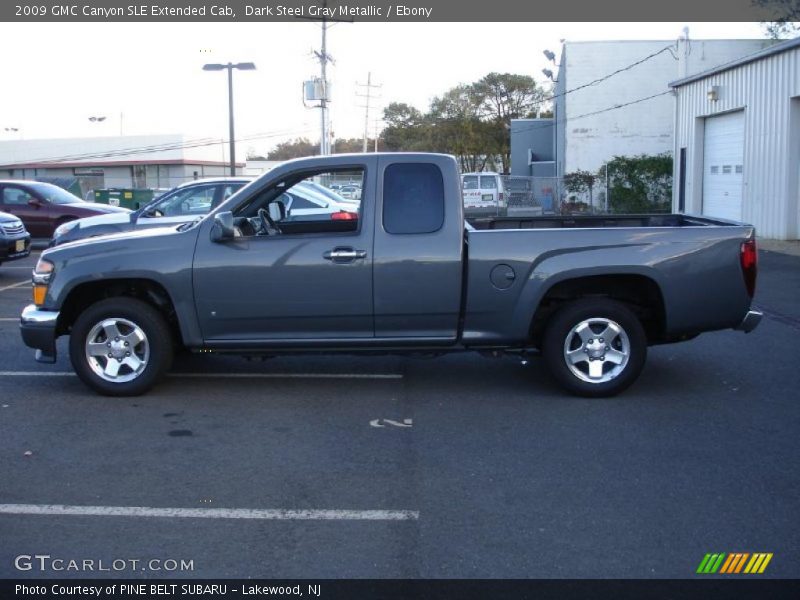 Dark Steel Gray Metallic / Ebony 2009 GMC Canyon SLE Extended Cab