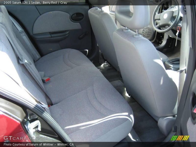 Berry Red / Gray 2005 Saturn ION 1 Sedan