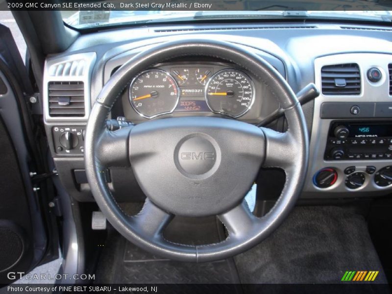 Dark Steel Gray Metallic / Ebony 2009 GMC Canyon SLE Extended Cab