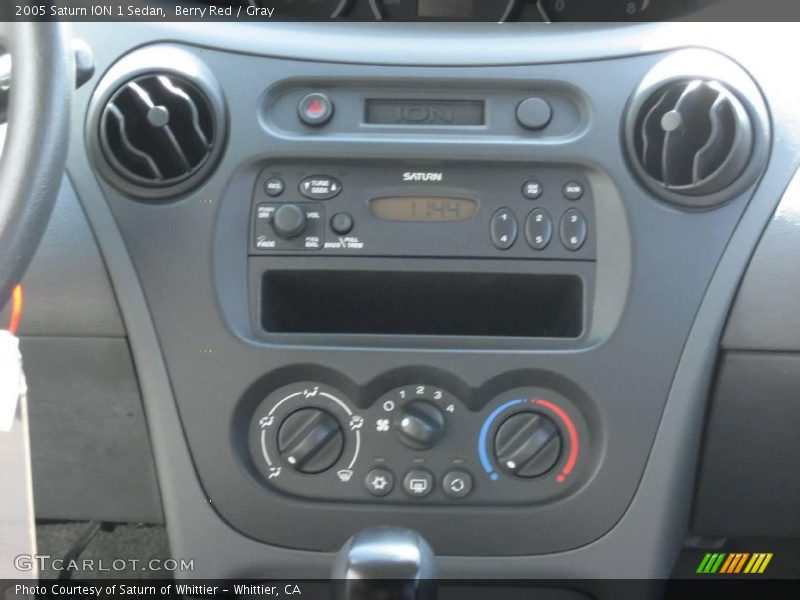 Berry Red / Gray 2005 Saturn ION 1 Sedan