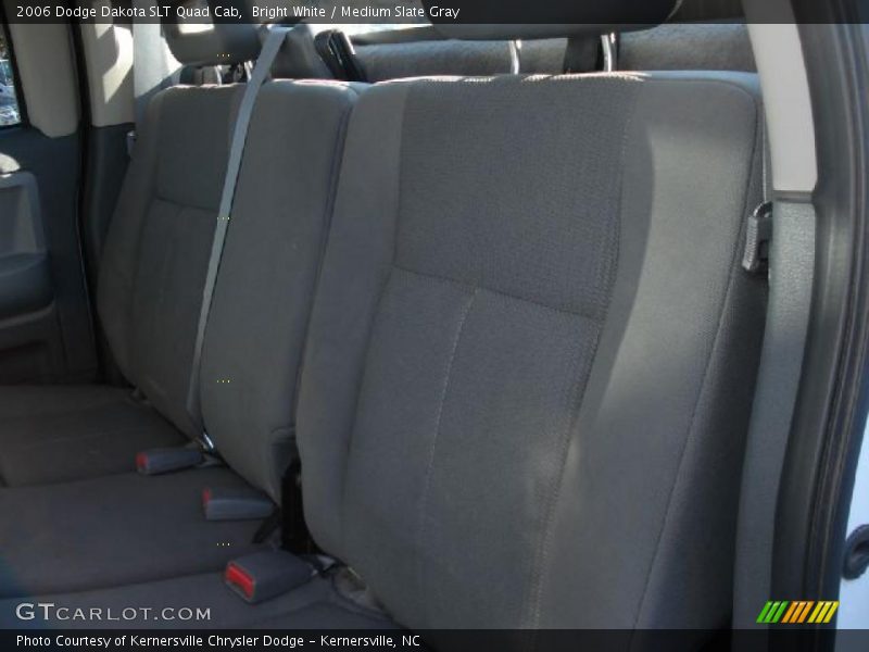Bright White / Medium Slate Gray 2006 Dodge Dakota SLT Quad Cab