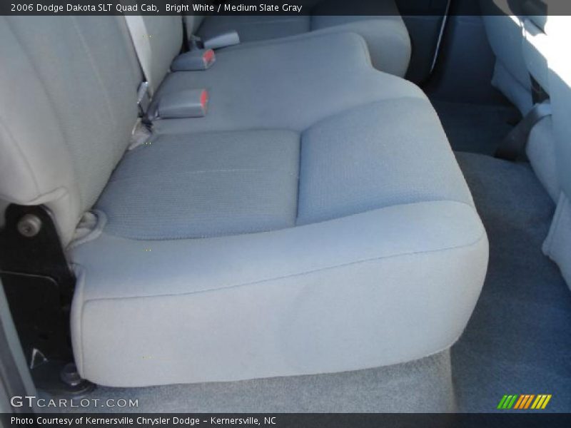 Bright White / Medium Slate Gray 2006 Dodge Dakota SLT Quad Cab