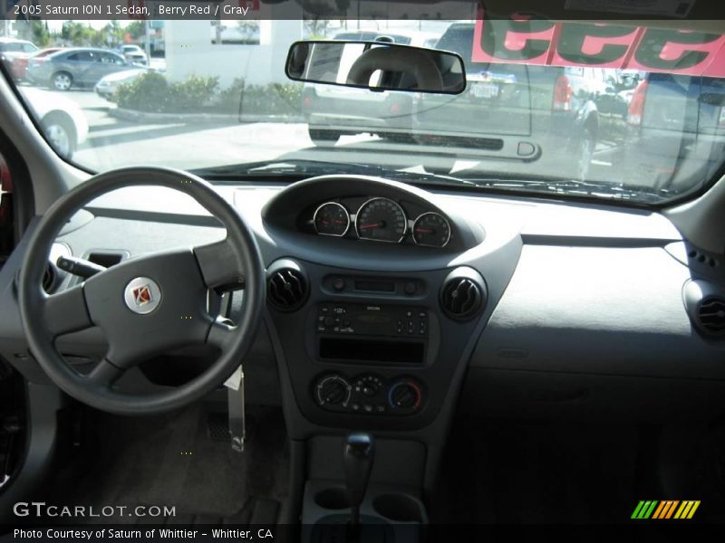 Berry Red / Gray 2005 Saturn ION 1 Sedan