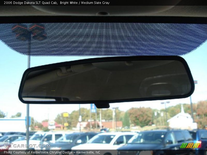 Bright White / Medium Slate Gray 2006 Dodge Dakota SLT Quad Cab