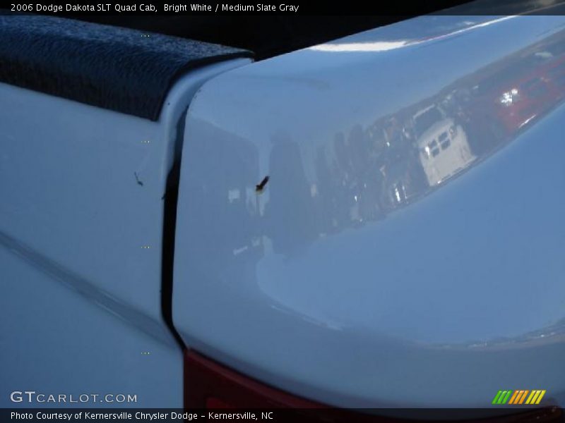Bright White / Medium Slate Gray 2006 Dodge Dakota SLT Quad Cab
