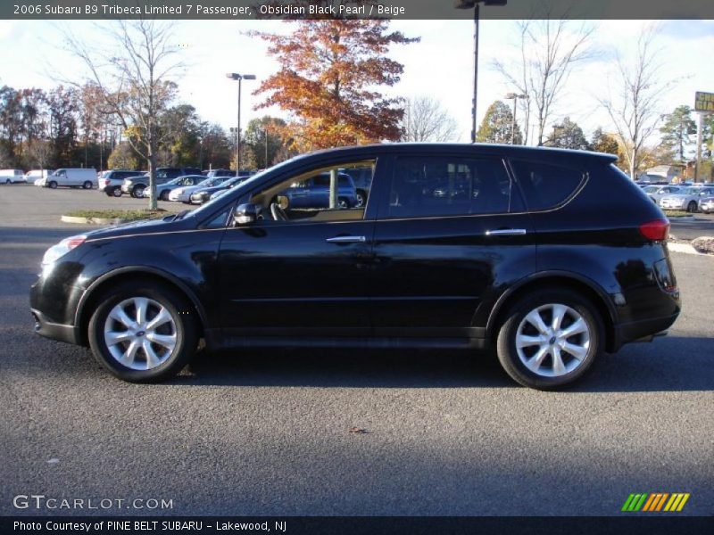 Obsidian Black Pearl / Beige 2006 Subaru B9 Tribeca Limited 7 Passenger