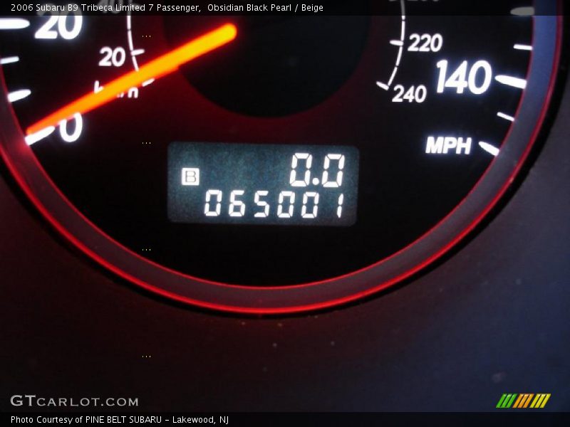 Obsidian Black Pearl / Beige 2006 Subaru B9 Tribeca Limited 7 Passenger