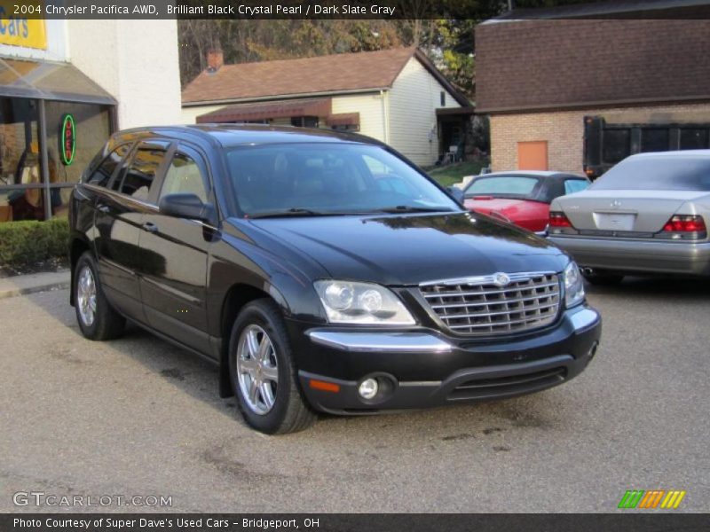 Brilliant Black Crystal Pearl / Dark Slate Gray 2004 Chrysler Pacifica AWD