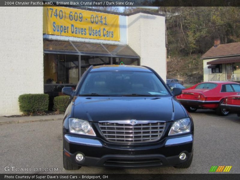 Brilliant Black Crystal Pearl / Dark Slate Gray 2004 Chrysler Pacifica AWD