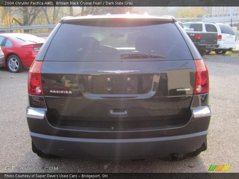 Brilliant Black Crystal Pearl / Dark Slate Gray 2004 Chrysler Pacifica AWD