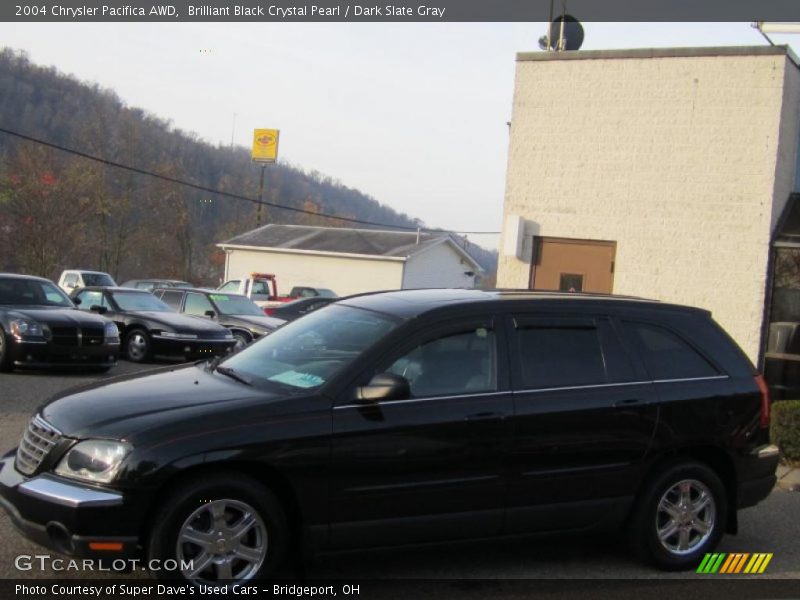 Brilliant Black Crystal Pearl / Dark Slate Gray 2004 Chrysler Pacifica AWD