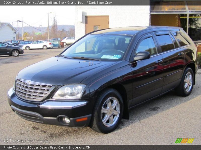 Brilliant Black Crystal Pearl / Dark Slate Gray 2004 Chrysler Pacifica AWD