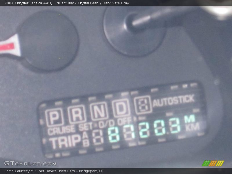 Brilliant Black Crystal Pearl / Dark Slate Gray 2004 Chrysler Pacifica AWD