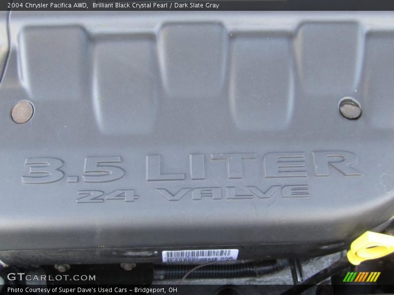 Brilliant Black Crystal Pearl / Dark Slate Gray 2004 Chrysler Pacifica AWD