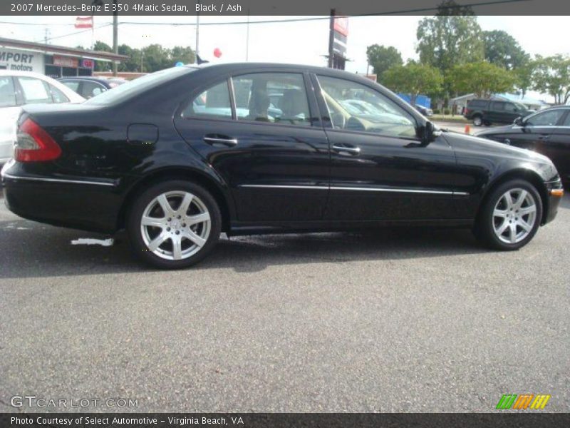 Black / Ash 2007 Mercedes-Benz E 350 4Matic Sedan