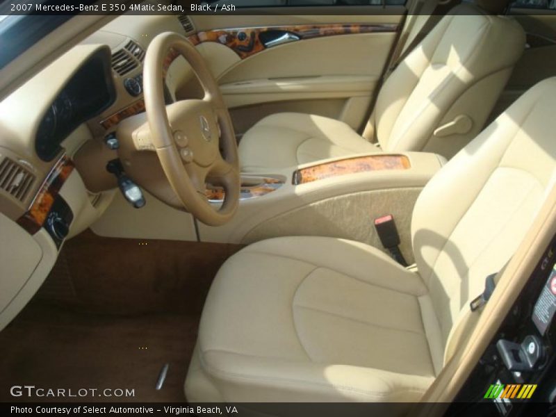Black / Ash 2007 Mercedes-Benz E 350 4Matic Sedan
