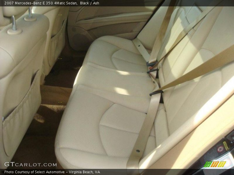 Black / Ash 2007 Mercedes-Benz E 350 4Matic Sedan