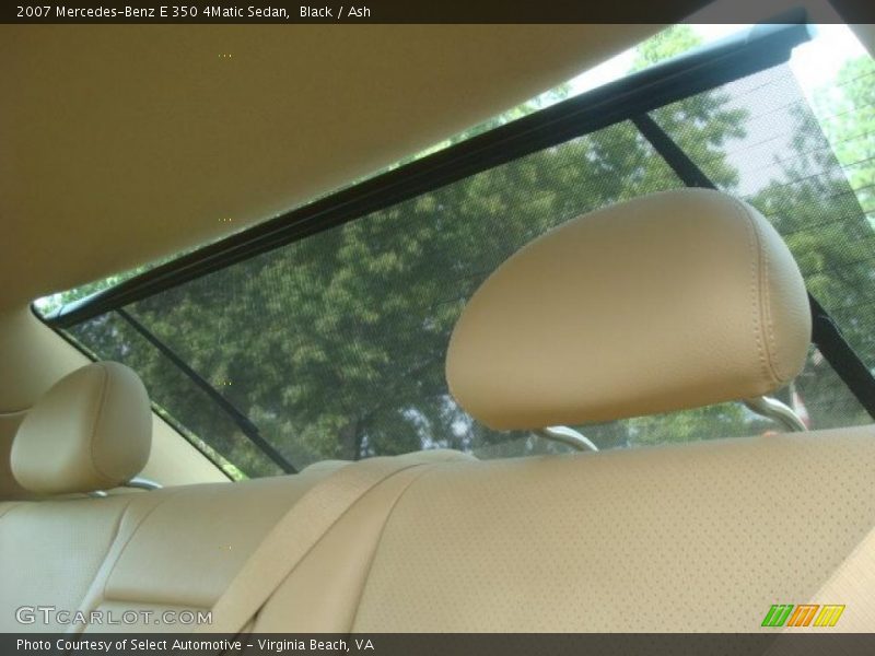 Black / Ash 2007 Mercedes-Benz E 350 4Matic Sedan