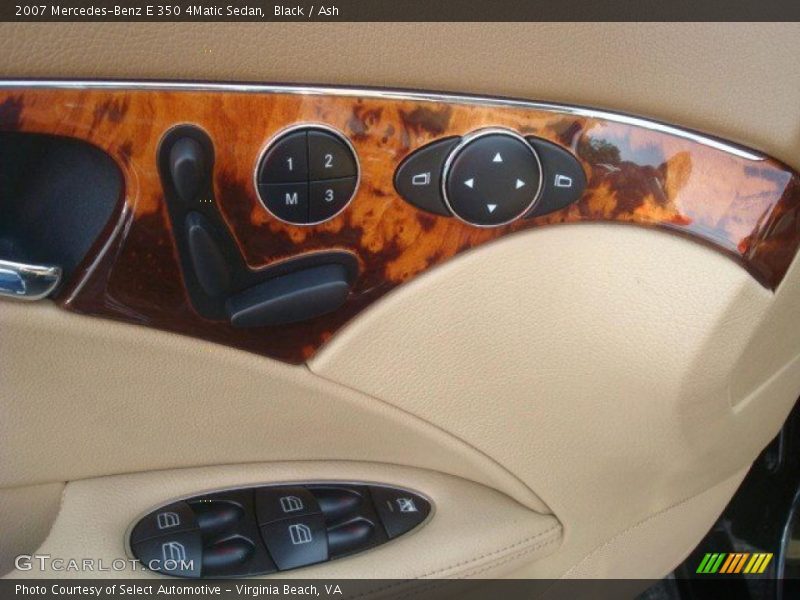 Black / Ash 2007 Mercedes-Benz E 350 4Matic Sedan