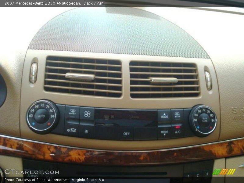 Black / Ash 2007 Mercedes-Benz E 350 4Matic Sedan