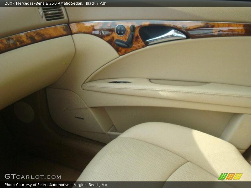 Black / Ash 2007 Mercedes-Benz E 350 4Matic Sedan