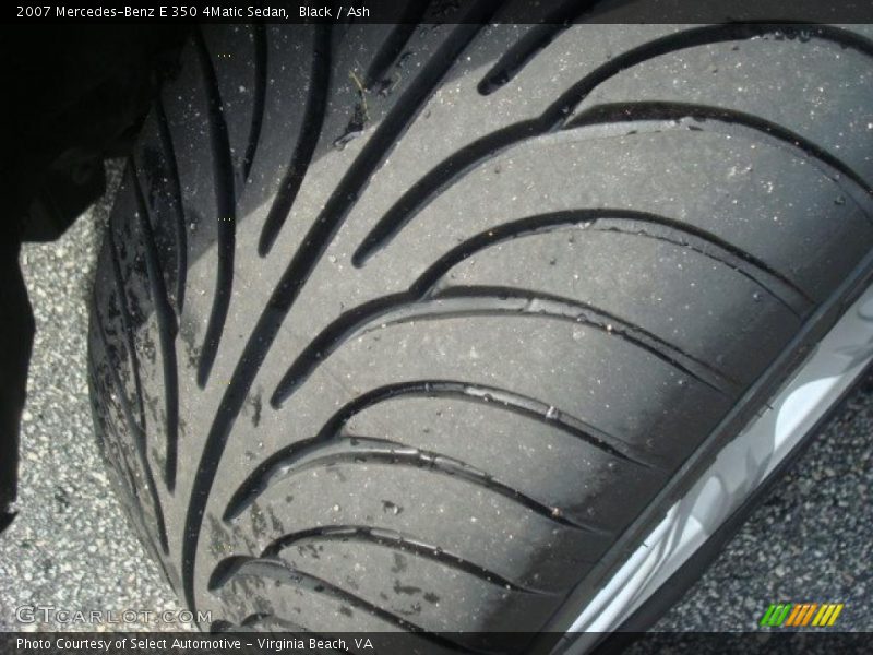 Black / Ash 2007 Mercedes-Benz E 350 4Matic Sedan