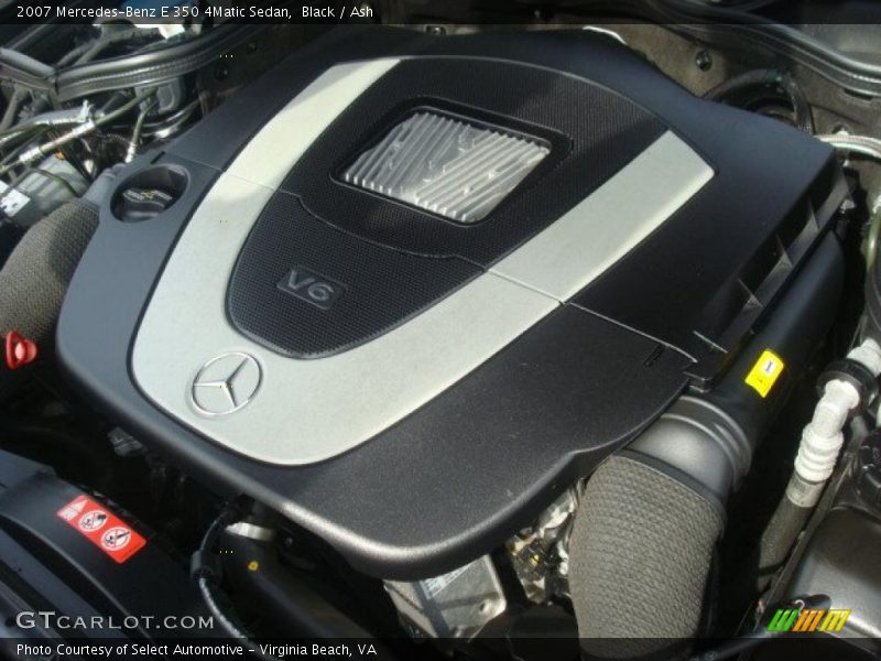 Black / Ash 2007 Mercedes-Benz E 350 4Matic Sedan