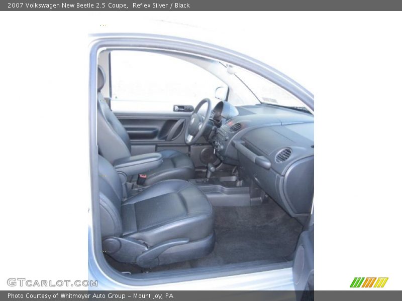 Reflex Silver / Black 2007 Volkswagen New Beetle 2.5 Coupe