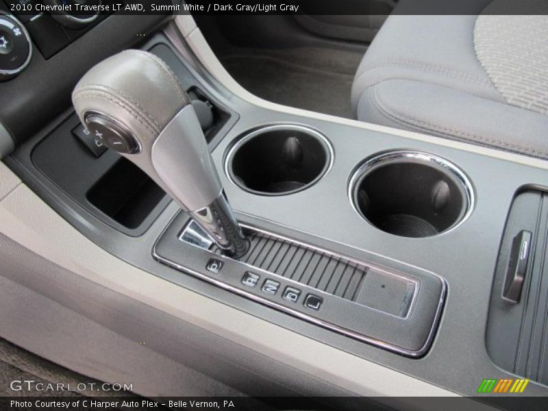 Summit White / Dark Gray/Light Gray 2010 Chevrolet Traverse LT AWD