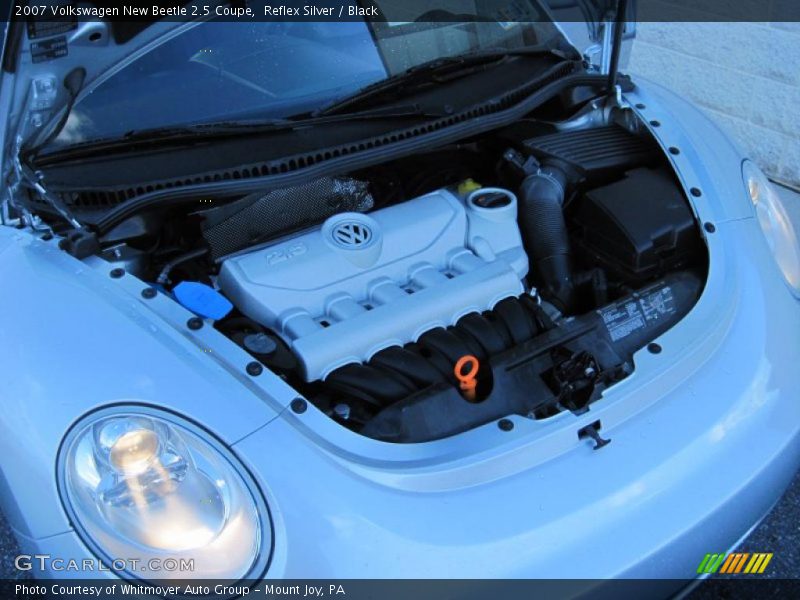 Reflex Silver / Black 2007 Volkswagen New Beetle 2.5 Coupe
