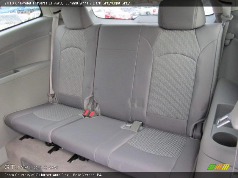 Summit White / Dark Gray/Light Gray 2010 Chevrolet Traverse LT AWD
