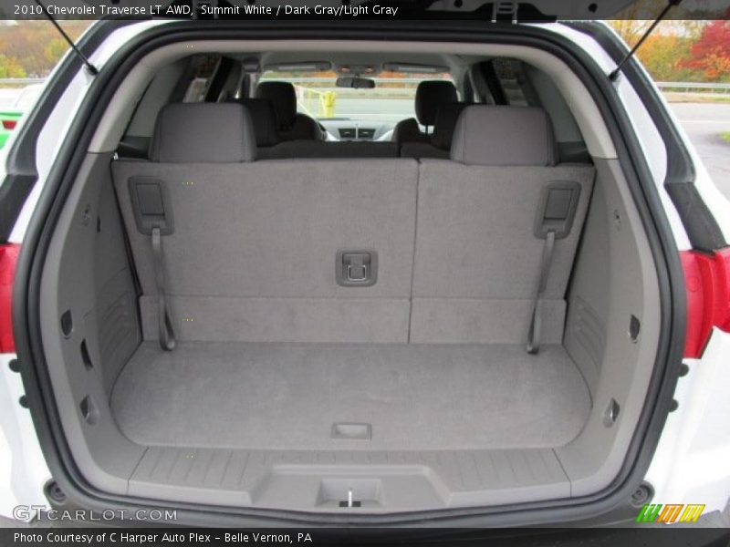 Summit White / Dark Gray/Light Gray 2010 Chevrolet Traverse LT AWD